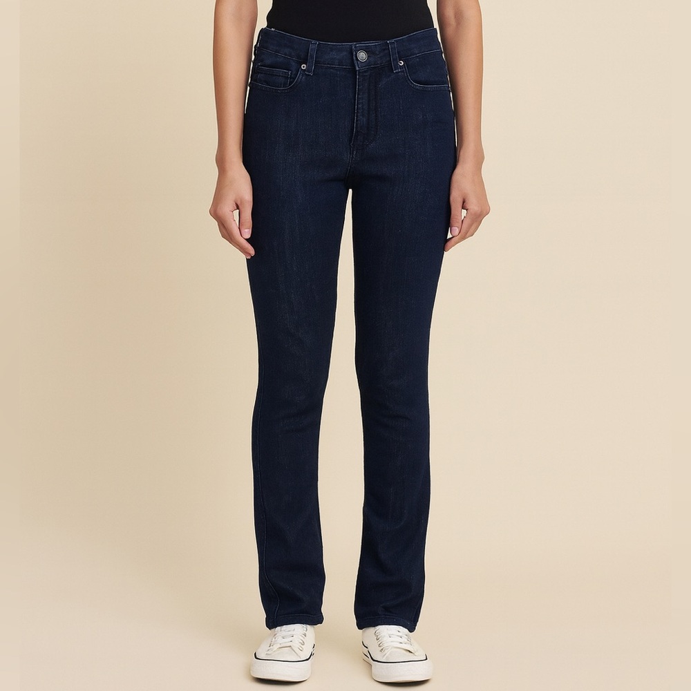 Calvin Klein Pencil Fit Jeans Size 10 | Dark Wash Stretch Denim